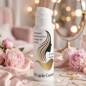 exfoliant éclaircissant visage et corps à l'acide kojique