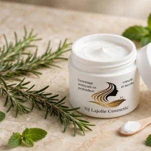 gommage nettoyant en profondeur pour le cuir chevelu, romarin et menthe