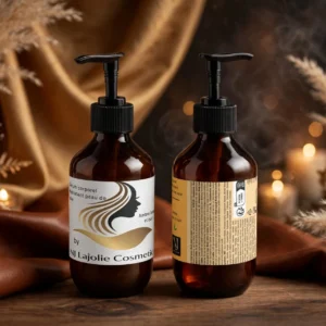 sérum corporel hydratant peau de soie ambre boisé et cuir