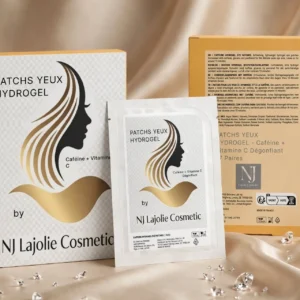 patchs yeux hydrogel caféine + vitamine c dégonflant x7 paires