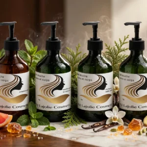 gel lavant mains & corps peau de soie